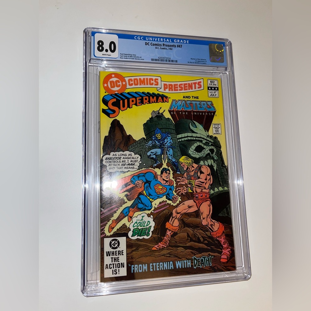 SOLD!! DC COMICS PRESENTS #47 CGC 8.0 7/1982 1st APPEARANCE of HE-MAN & SKELETOR